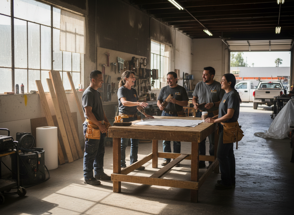 Fire Damage Restoration Tarzana team
