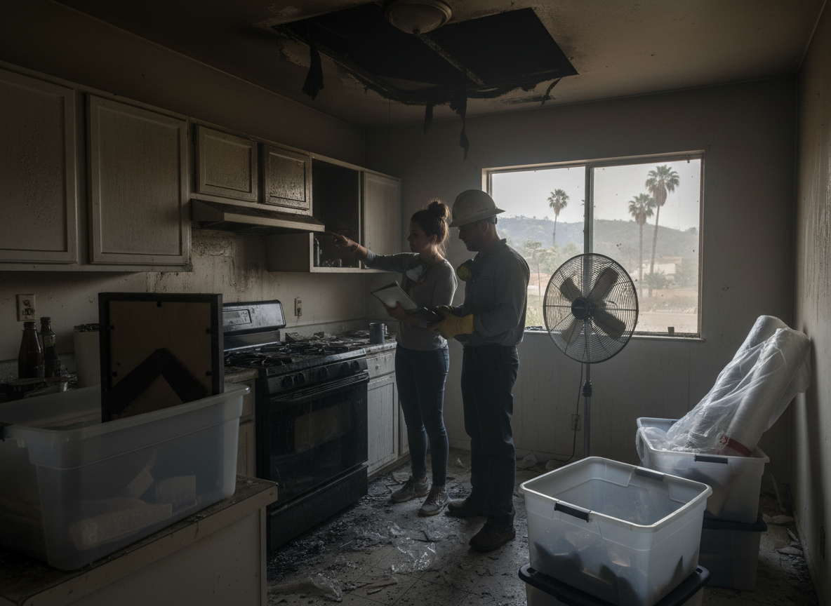 What to Do After a Kitchen Fire in Tarzana