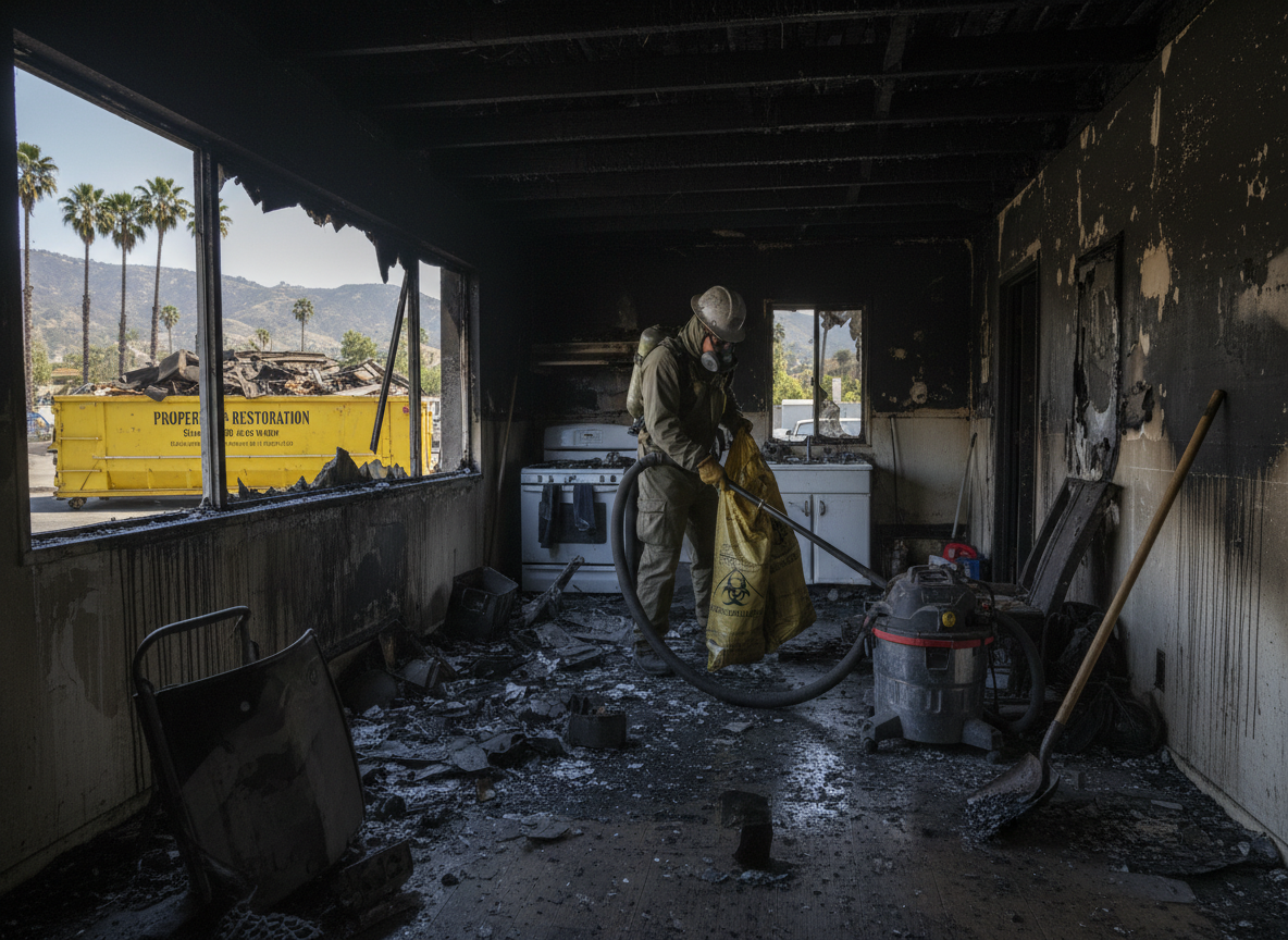 Apartment Fire Cleanup in Tarzana, CA