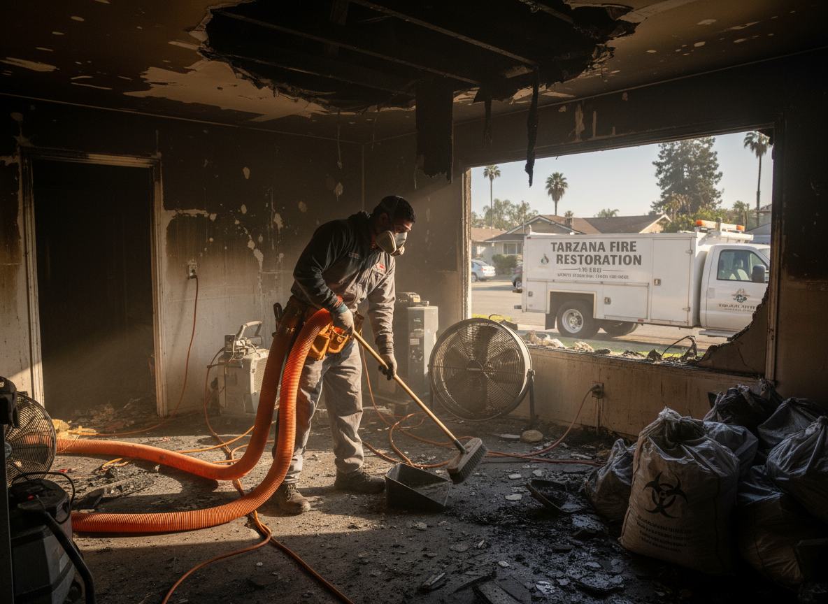 Emergency Fire Damage Restoration in Tarzana, CA