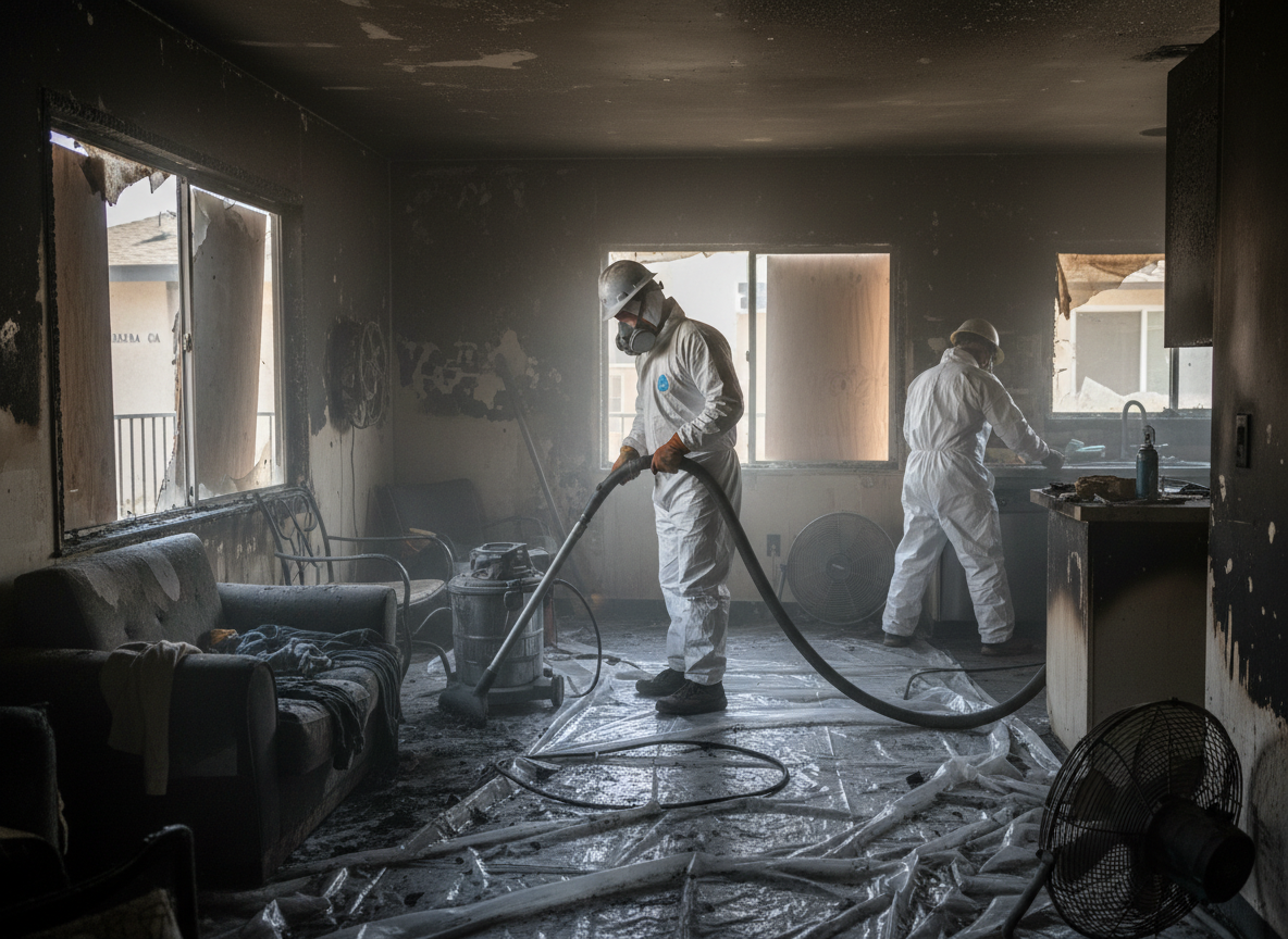 Fire Damage Restoration Tarzana in Encino, CA 91316
